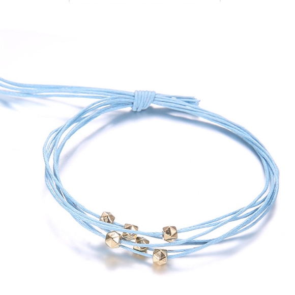 4-piece 'Forester' Rope Weave Beaded Bracelet Set - Picture 5 of 7